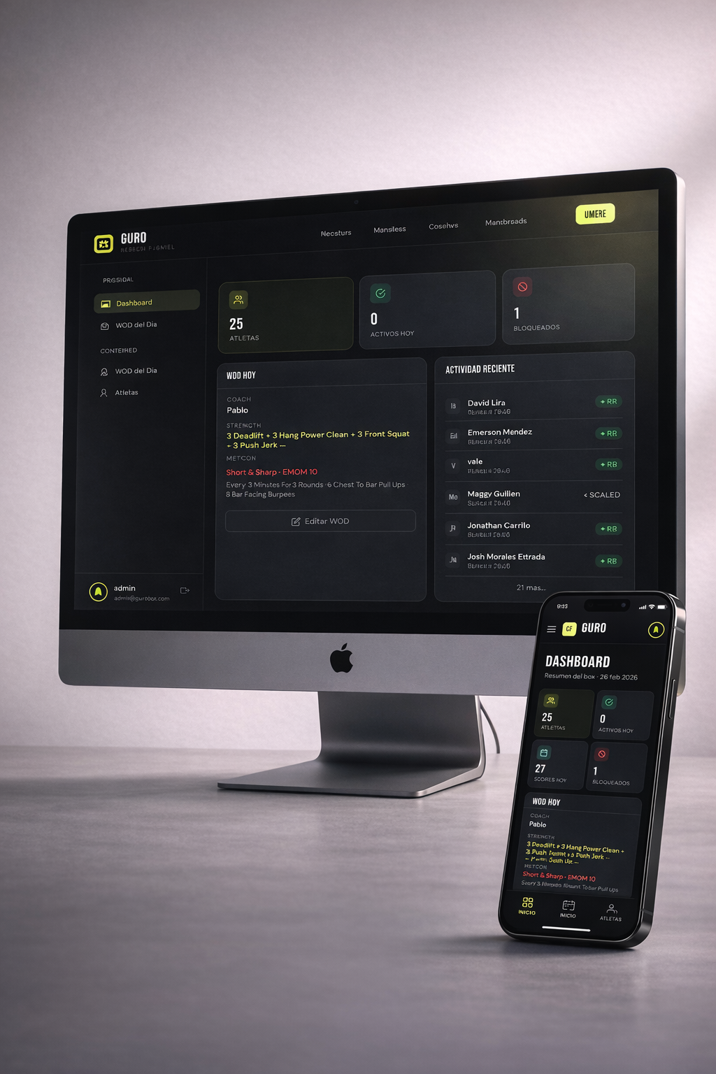 GURO Admin Dashboard